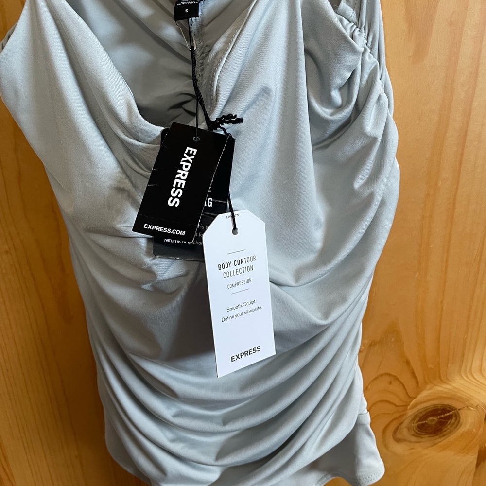 Express Ruched Tank Bodysuit - Picture 3 of 7